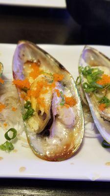 Baked mussels