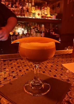 Espresso martini at the hidden speakeasy inside 35er