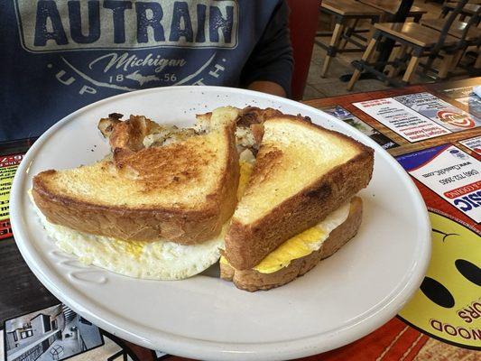 Grilled cheese breakfast