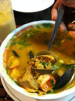 Sopa de mariscos