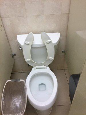 Clean toilet