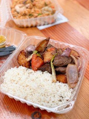 SAUTEED BEEF AND FRIES ( LOMO SALTADO)