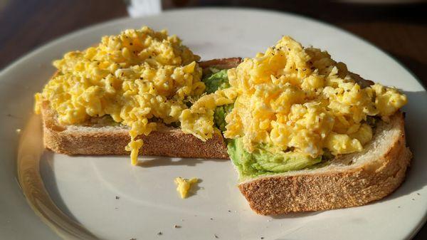 4.Egg Avocado Toast