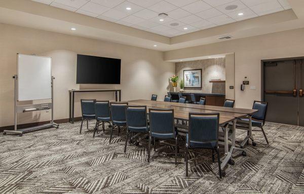 Boardroom setup in our Historic Sutter Meeting Room