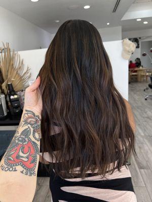 WARM BROWN FOILYAGE by ALYSSA