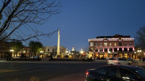 Downtown Franklin tour start