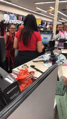 This is the rude cashier !