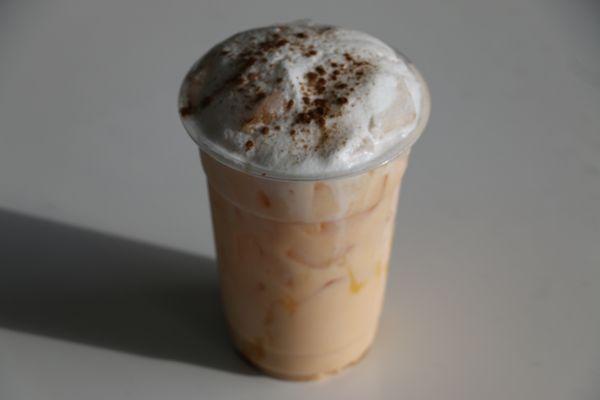 pumpkin horchata latte