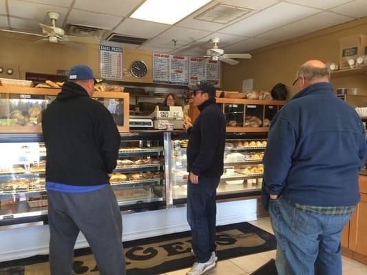 Real bagel shop!