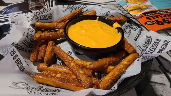 Pretzel fries