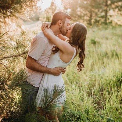 Beautiful glow for engagement pictures