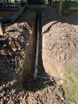 Sewer lines