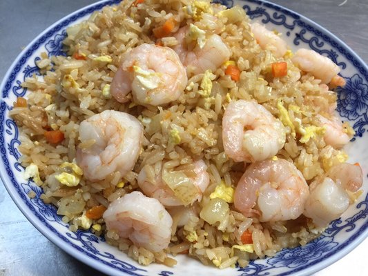 Hibachi shrimp fried rice