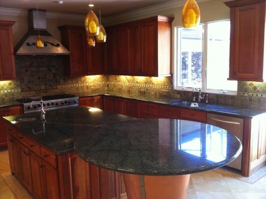 Cleaned and sealed granite counters.