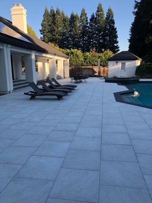 Porcelain pavers