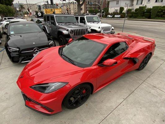 Just arrived!!   The 2021 Corvette Stingray 3LT Hardtop Convertible.