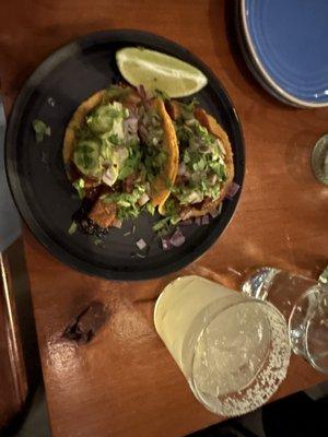 Beef Tacos and House Margaritas