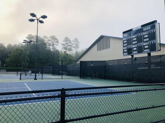 Tennis courts at Cary Tennis Park!!!