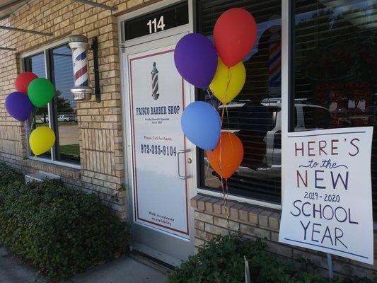 Back to school haircuts.