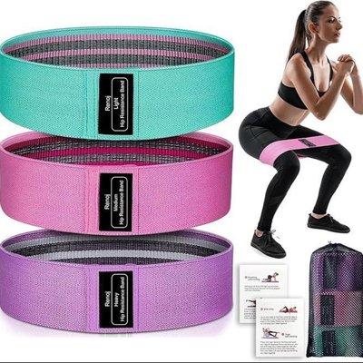 3 Pcs Fabric Resistance Bands