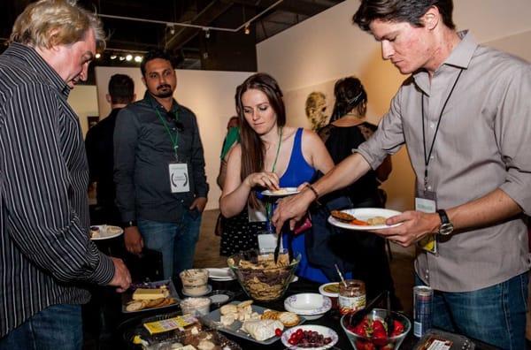 Heaps of food for hungry filmmakers and audience members