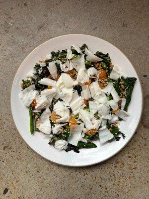 Come to Folk - we are a must do in Nashville. Sprouting broccoli, kumquat, sunflower, smoked goat cheese