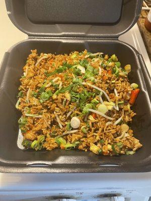 Vegetarian Stir-Fry Rice