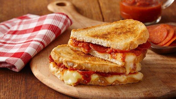 Pepperoni Pizza Grilled Cheese