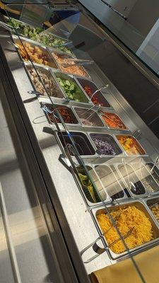 Salad bar included as part of your meal