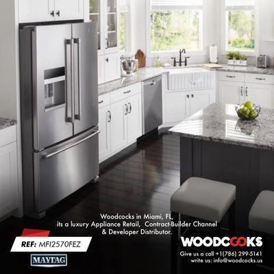 FRIDGE - MAYTAG - REFMFI2570FEZ - WOODCOCKS - MIAMI
 give us a call +1(786) 299-5141 - write us: info@woodcocks.us