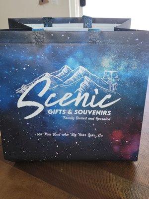 Free re-usable gift bag with your purchase.