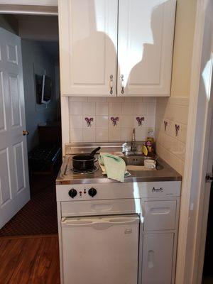 Kitchenette in suite