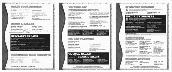 Menu (page 2 of 2)