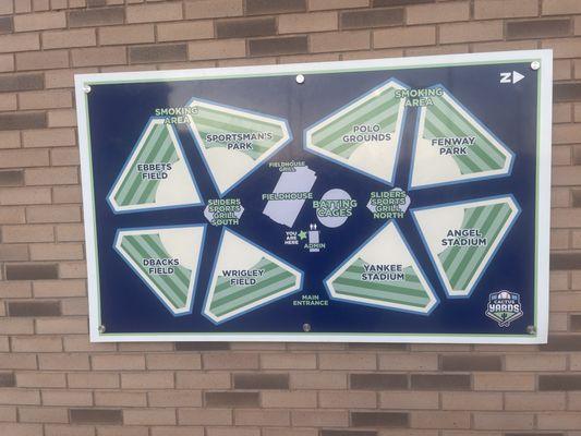 Mesa- Cactus Yards Field map