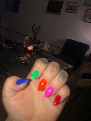 Full set rainbow  gel