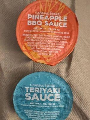 Complimentary Sauces upon request