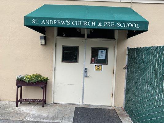 Welcome to 

SAINT ANDREW'S PRESCHOOL