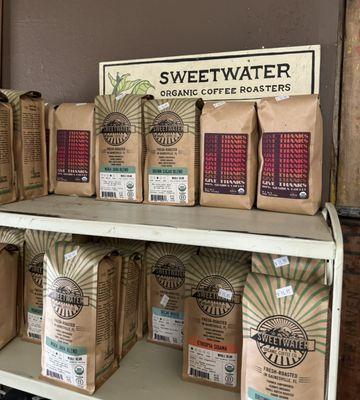 Sweetwater coffee beans for sale, you can have them ground at the counter of course if you need it. Amazing stuff