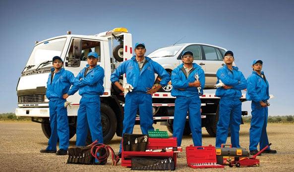 professional, insured, and certified drivers and technicians