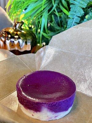 Ube cheesecake