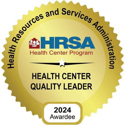 Gold Health Center Quality Leader Award for 2 years in a row!!