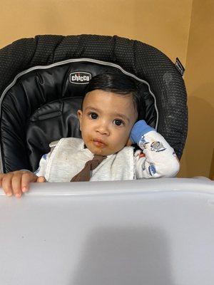 The disappointed look of my son when I lost all 9 months of his pictures