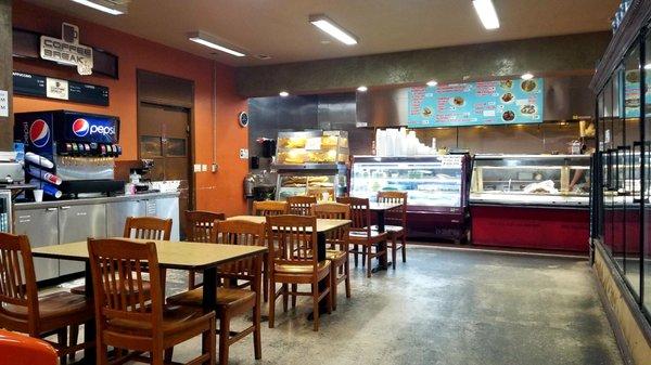 Eatery inside the market..