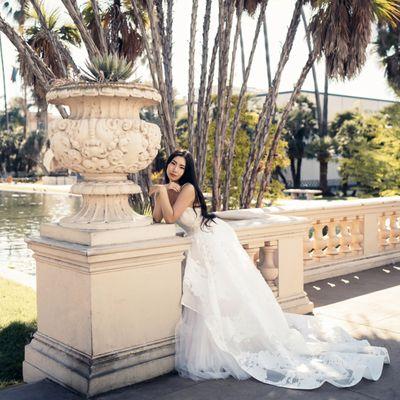 Ballgown look