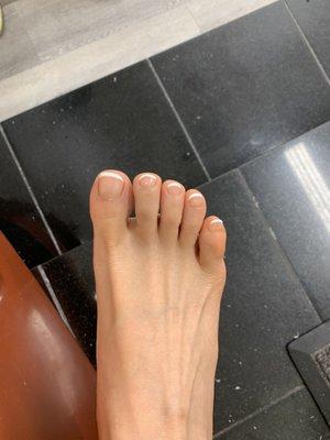 French Gel Pedi