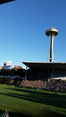 The view from the North stands