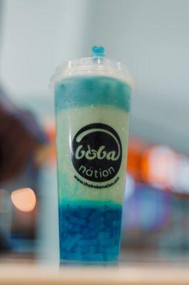 Blue Curacao Milk Tea