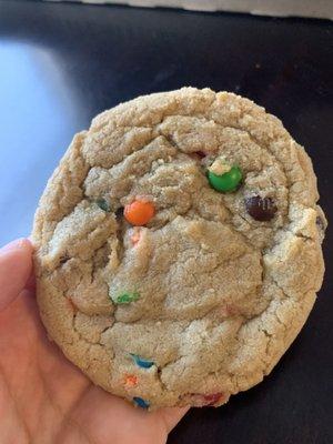 M&M cookie