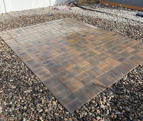 Paver patio