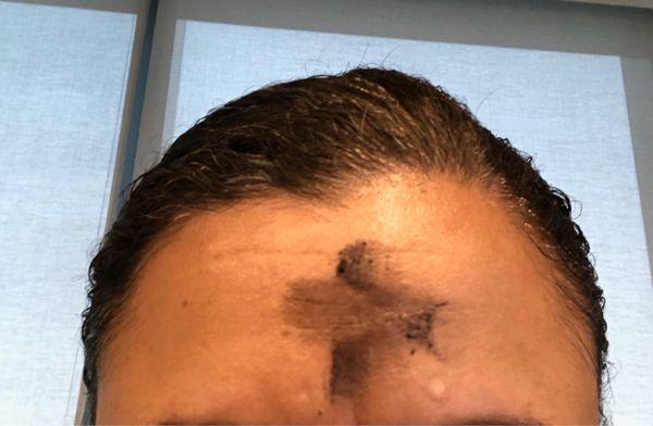 Yesterday Ash Wednesday. Daughter went with coworker to St. Michael's on lunch break for Ashes. She never goes to church! 02/23/23